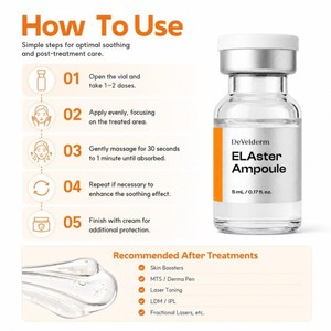 Ampolla coreana de belleza para recuperación PDRN 5mL, suero hidratante para terapia de la piel, tratamiento reparador de la piel, complejo hidratante reparador de la piel con PDRN - Product Image 3