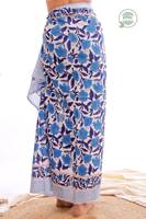Sarung Pantai Katun Motif Bunga Musim Panas OEM, Pareo Penutup Bikini Motif Hewan, Handuk Pantai Mandala, Cepat Kering dan Bernapas, Minimalis