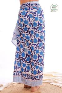 OEM Summer Floral Printed Cotton <b>Sarongs</b> Animal Pattern <b>Bikini</b> Cover Pareo Mandala Beach Towel Breathable Quick Dry Minimum - Product Image 5