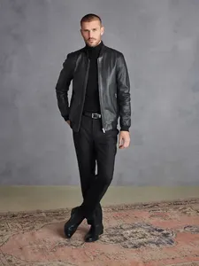 New <b>Top</b> Quality <b>Leather</b> Jacket For Men And Unique Design <b>High</b> Quality Over Size <b>Leather</b> Jacket <b>Top</b> Hot Premium Quality <b>Leather</b> - Product Image 6