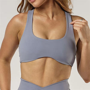 Hot Sale Women's Fitness Sports <b>Bra</b> High Quality 4 Way <b>Stretch</b> Breathable Eco-Friendly Medium Elasticity XS Customizable Front - Product Image 5