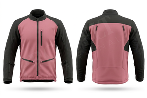 เสื้อแจ็คเก็ตมอเตอร์ไซค์แบบสั่งทำพิเศษ น้ำหนักเบา บุฟองน้ำเพื่อความปลอดภัย ซิปเต็มตัว ผ้า softshell สำหรับกีฬากลางแจ้งและการขี่มอเตอร์ไซค์ - Product Image 6