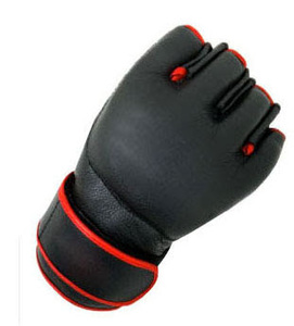 Ventes d'usine - Gants de boxe en cuir durables MMA Sanda à demi-doigts avec poignées pour les arts martiaux et les entraînements de boxe - Product Image 3