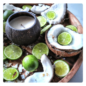 Vela Aromática Hecha a Mano con Cáscara de Coco y Cera de Coco Natural, Ecológica, en OFERTA - Product Image 3