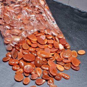 Lot de cabochons en cornaline rouge naturelle, pierres précieuses en cornaline pour la création de bijoux, taille libre, vente en gros de pierres précieuses - Product Image 6