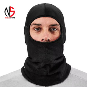 Unique Striped Full Face Ski Mask <b>Neck</b> <b>Warmer</b> Balaclava Digital Printing 100% Polyester Adjustable Custom Logo Made At Nurak - Product Image 2