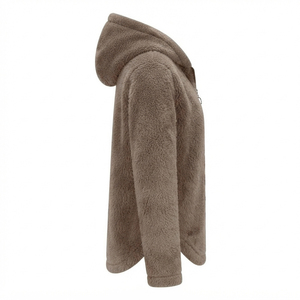 Premium <b>Sherpa</b> Lined Hoodie for <b>Men</b> Oversized Fit Fleece Sweatshirt Custom Colors Reasonable Wholesale Price - Product Image 6