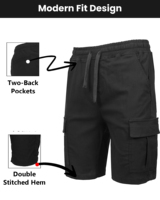 Shorts de sport décontractés pour hommes 100% coton pour la salle de sport, la remise en forme, l'entraînement, l'exercice, l'automne, le printemps, le jogging, la course à pied