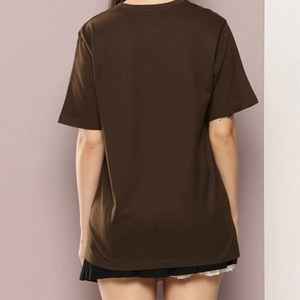 เสื้อยืดเดรสผู้หญิงแขนสั้น ระบายอากาศได้ดี พิมพ์ลายตามสั่ง - คุณภาพส่งออก ผ้าฝ้ายพรีเมียม สินค้ามาใหม่ แฟชั่นลำลอง - Product Image 1