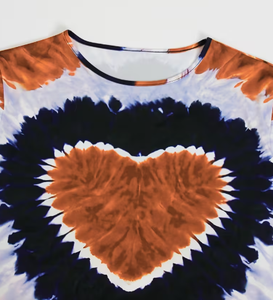 <b>Women</b> Oversized <b>Loose</b> Fit Custom Polyester/Cotton Blend Casual Full Sleeve Crew Neck T-<b>Shirts</b> Knitted Fabric Digital Printed - Product Image 5