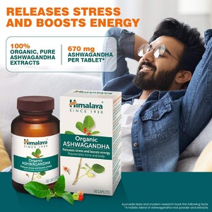 Ashwagandha Orgánica Himalaya, 30 Cápsulas, Extracto Herbal de Raíz, Suplemento que Rejuvenece la Mente y el Cuerpo - Product Image 4