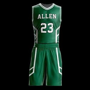 Uniformes de Baloncesto Personalizados al por Mayor, 100% Poliéster, Secado Rápido, Transpirables, de Alta Calidad, sin Mangas, Colores Personalizados - Product Image 4