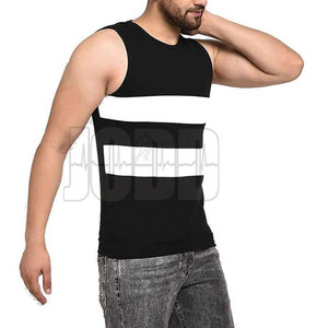 Camiseta sin Mangas para Hombre, Tejida, 100% Algodón, Proceso Ecológico, Transpirable, Ligera, Tela Suave, para Uso Diario, Casual, Verano - Product Image 2