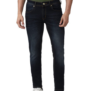 Pantalons en jean élégants, design classique, coupe slim, confortables pour un usage quotidien et un look décontracté, pantalons pour hommes - Product Image 1