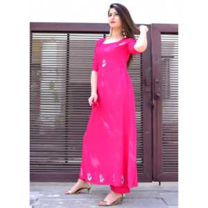 Ensemble de costume rose XS exclusivement élégant - Product Image 3