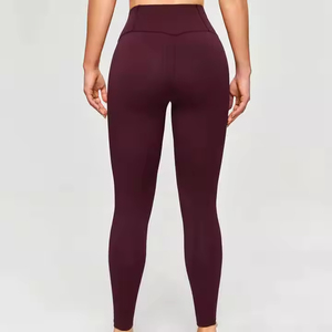 High Waist Women's Yoga Leggings with <b>Mesh</b> Decoration Fashionable Fitness <b>Pants</b> Wholesale Available Best Material Yoga Leggings - Product Image 4