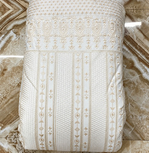 SQ embroidery fabric sequin fabric embroidery abaya fabric embroidered <b>kaftan</b> fabric beaded fabric garment manufacturing factory - Product Image 4