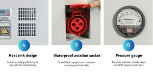 Extracteur de fumée de soudage mobile KHS-4800 Plus à double hotte, ventilateur haute capacité pour fumées de soudage directes - Product Image 6