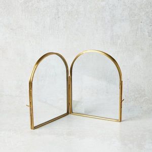 Home Decor Glass & Metal Hanging & Table Top Picture <b>Frame</b> for <b>Wall</b> Decoration, with 2 Sides Glass Customised Decorative <b>Frames</b> - Product Image 2