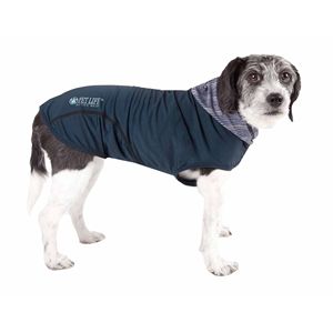 Maglietta Senza Maniche Premium per Cani Active Pull Rover, Top con Cappuccio Elasticizzato in 4 Direzioni, Bicolore, Abbigliamento Protettivo Solare ad Alte Prestazioni - Product Image 1
