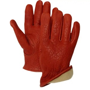 Guantes de Conducción de Cuero Verde Antideslizantes para Uso en Exteriores Unisex para Todas las Estaciones - Product Image 4