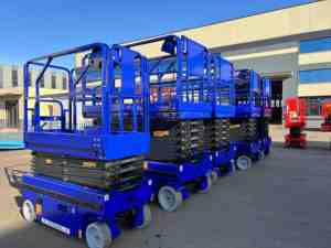 Plateforme élévatrice à ciseaux hydraulique mobile autopropulsée pour fauteuil <span class=keywords><strong>roulant</strong></span>, pour le nettoyage des vitres - Product Image 3