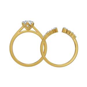 Trendy 925 <b>Silver</b> Moissanite Marquise Cut Wedding <b>Ring</b> for Women Floral Cluster <b>Statement</b> <b>Ring</b> with Side Stones Bridal Jewelry - Product Image 5