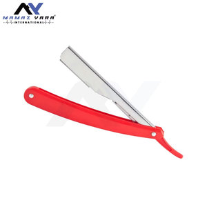 มีดโกนแบบคลาสสิกที่เชื่อถือได้ ใบมีดตรงแบบเลื่อนออกได้ ใช้แล้วทิ้ง ผลิตจากโลหะ ตัวเลือกที่แม่นยำสำหรับช่างตัดผม เหมาะสำหรับโกนขนตามร่างกาย - Product Image 5