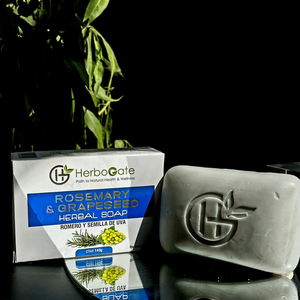 Jabón Herbal Natural de Romero y Semilla de Uva para una Limpieza Profunda, Hidratación y Cuidado Diario de la Piel - Product Image 6