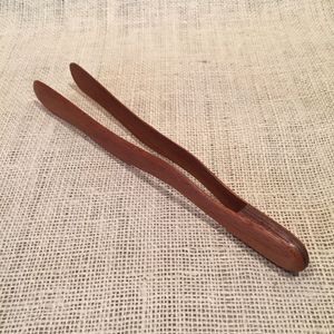 Pince à pain en bois d'acacia antidérapante sur mesure pour cuisine, barbecue, salade et autres aliments - Product Image 2