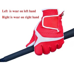 Gants de golf pour hommes en cuir véritable de qualité supérieure, blancs, avec poignées antidérapantes, durables, adaptés à toutes les conditions météorologiques, pour le sport - Product Image 2