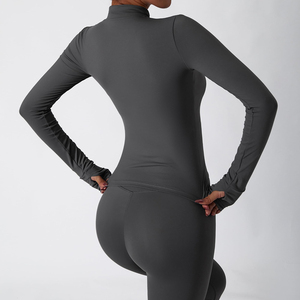 Conjuntos de Yoga y Ejercicio para Mujer, 3 Piezas, Spandex/Nailon, Diseño Sólido, Transpirable, Ecológico, Cintura Alta, Ropa Deportiva - Product Image 4