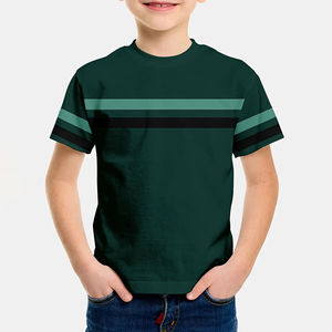 T-shirt personnalisé pour enfants, coupe oversize, épaules tombantes, en coton épais, t-shirt vierge pour enfants - Product Image 6
