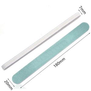Custom Logo Floral Design <b>Nail</b> File 100/120 100/180 180/240 Precision Manicure Tool Plastic Smooth Tip - Product Image 2