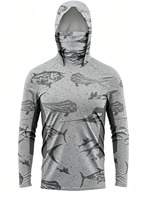 Sweat à capuche de pêche pour homme UPF 50+ à séchage rapide, manches longues, protection solaire, pour la pêche en plein air