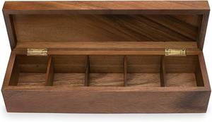 Caja Redonda de Madera para Almacenamiento Multiusos en la Cocina, para Té o Café, Disponible a Precio de Fábrica, Proveedor Indio - Product Image 3
