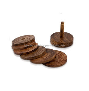 Posavasos y Alfombrillas de Madera Modernos y de Lujo, Diseño 2026, Más Vendidos, para Uso Doméstico, Hotel, Utensilios de Cocina, Hechos a Mano - Product Image 1