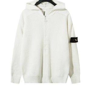 Sudadera con Capucha Premium para Hombre, Diseño de Otoño, Tejido de Punto, Cierre Completo, Transpirable, Algodón/Fibra de Bambú, 370g, Corte Holgado, con Bolsillo - Product Image 1