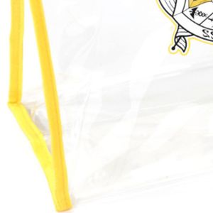 White Sigma Gamma Rho <b>Clear</b> Tote <b>Bag</b> Greek Sorority Letter Transparent Shoulder Handbag Women Campus Stadium Carry <b>Bag</b> Custom - Product Image 2