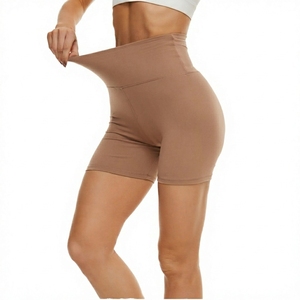 Women's Casual Solid Sport Yoga Short Women Running Short Breathable Quick Dry Gym Short Elastic Solid Color Shorts - Product Image 6