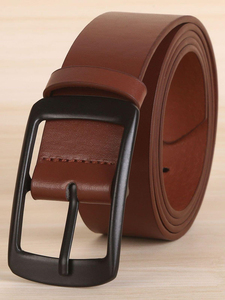 Cinturón de Cuero Vacuno de Alta Calidad para Hombre, Diseño Casual, con Logotipo Personalizado, Color Cobre, Resistente al Agua, 3.8cm de Ancho, Venta al Por Mayor - Product Image 5