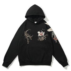 Hoodies brodés uniques et très vendus, coupe classique, 100 % coton molletonné, respirant, séchage rapide, écologique, haute qualité - Product Image 1