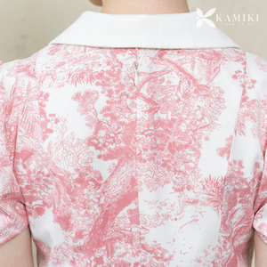Vestido Midi Floral para Mujer de Oficina, Estilo Francés Elegante, Precio Directo de Fábrica, Fabricante OEM ODM, Proveedor Mayorista - Product Image 2