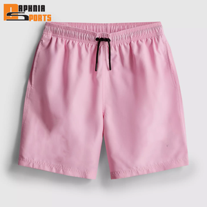 Short de surf pour homme personnalisé, 1 pièce, sans bretelles, avec logo sur le devant, en polyester écologique, avec poches - Product Image 1