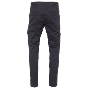 Cotton Canvas Casual Straight Elastic Waist Drawstring Narrow Foot Cuffed <b>Waterproof</b> Custom Logo Men's <b>Working</b> <b>Pants</b> - Product Image 3