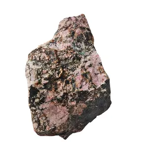 Bán buôn tinh thể bán buôn số lượng lớn nguyên liệu đá quý tự nhiên thô rhodonite đá để bán