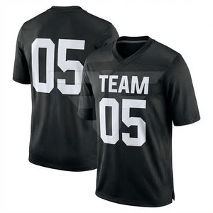 ชุดฟุตบอลอเมริกันขายดีที่สุด สไตล์ล่าสุด แห้งเร็ว 100% โพลีเอสเตอร์ แขนสั้น สำหรับผู้ใหญ่ - Product Image 1