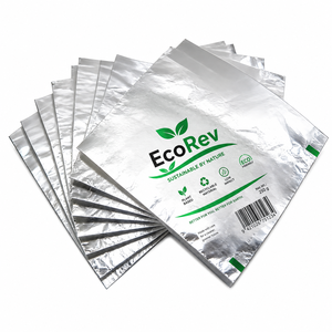 EcoRev ECO14 High Quality Soft Temper Printed Butter Aluminum Foil <b>Paper</b> Precut Sheets Alloy 8011 for Food Wrapping - Product Image 1
