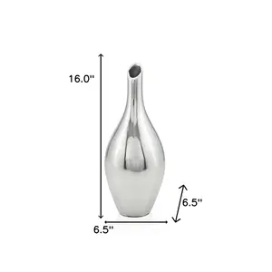 Jarrón floral decorativo de metal para interiores de primera calidad, elegante jarrón de metal para sala de estar, jarrón de hierro decorativo de diseño, jarrón para flores, Zahid Exports - Product Image 2