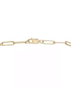 Black <b>Diamond</b> (1/20 ct. t.w.) & <b>White</b> <b>Diamond</b> (1/10 ct. t.w.) Evil Eye Paperclip Link Bracelet | Macy's - Product Image 4